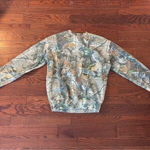 Men's Camouflage Crewneck Sweater